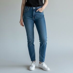 Agolde Nico High-Rise Button Fly Jeans